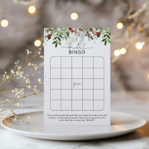 Evergreen elegantes Brautparty-Bingospiel