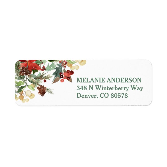 Evergreen Floral Berry Border (Vorne)