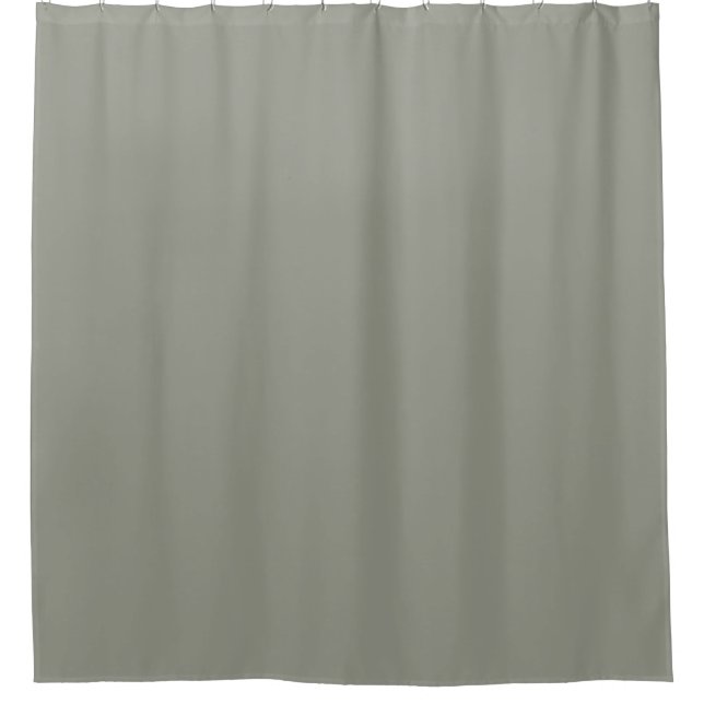 Evergreen Fog Solid Duschvorhang (Vorderseite)