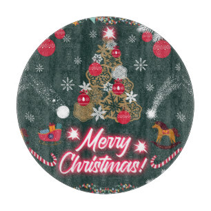 Evergreen Joy of Christmas Schneidebrett