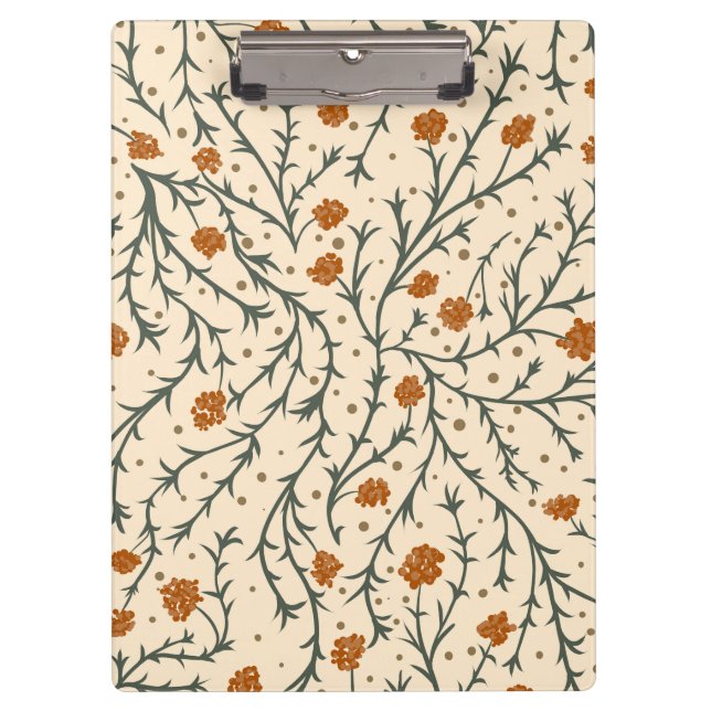 Evergreen Kisses Under the Mistletoe Heart Klemmbrett (Vorderseite)