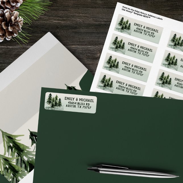 Evergreen Mountain Forest Green Black (Von Creator hochgeladen)