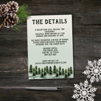 Evergreen Mountain Forest Green Black