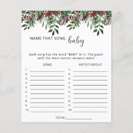 Evergreen Name - das Gesangsbaby Dusche-Spiel