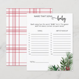 Evergreen name that song baby Dusche game