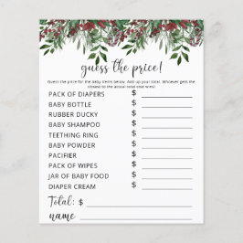 Evergreen Price Guess Game