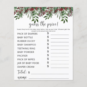 Evergreen Price Guess Game