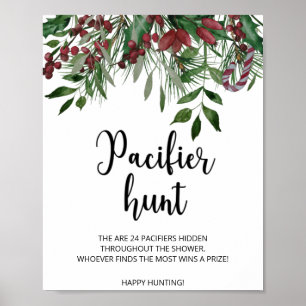Evergreen Schnuller Jagd Kinderduschenspiel Poster