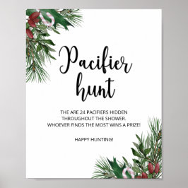 Evergreen Schnuller Jagd Kinderduschenspiel Poster