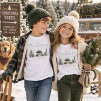 Evergreen Social Club Familien-Weihnachts-T-Shirt