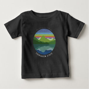 Evergreen Staat Baby T-shirt