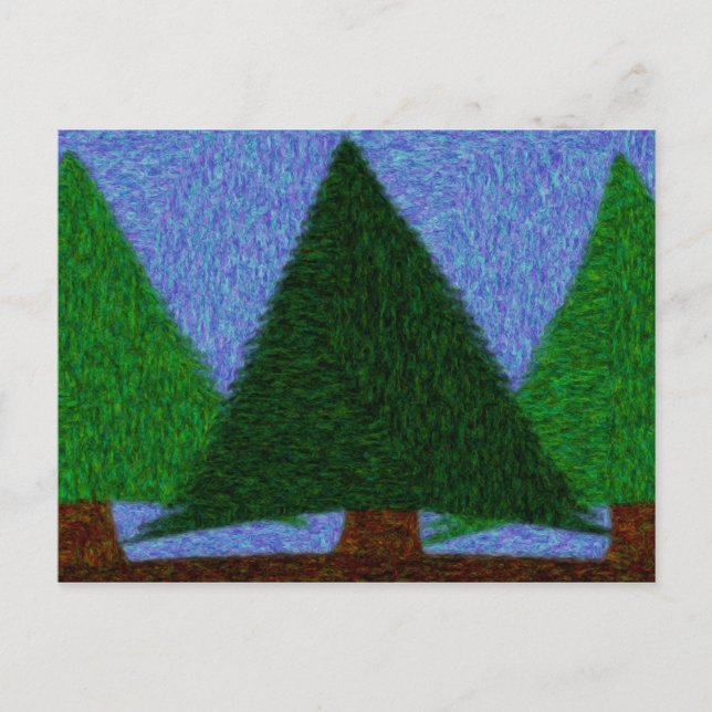 Evergreen Staat des Geistes Postkarte (Vorderseite)