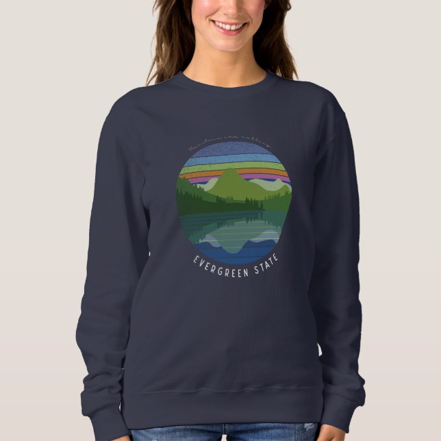 Evergreen Staat Sweatshirt (Vorderseite)