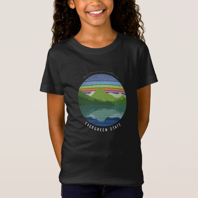 Evergreen Staat T-Shirt (Vorderseite)