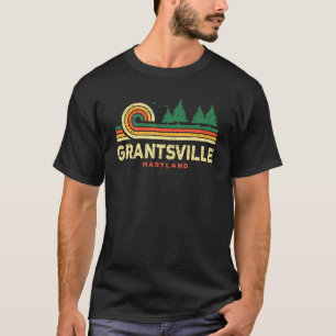 Evergreen Sunset Grantsville Forest Maryland Woods T-Shirt