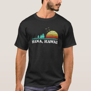 Evergreen Sunset Hana Forest Hawaii Woods Camping T-Shirt
