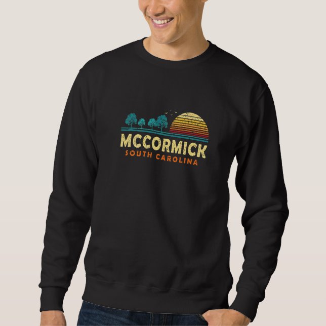 Evergreen Sunset Mccormick Forest South Carolina W Sweatshirt (Vorderseite)