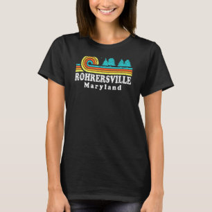 Evergreen Sunset Rohrersville Forest Maryland Wood T-Shirt