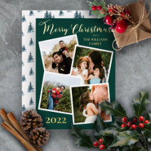 Evergreen Trees Frohe Weihnachten 4 Foto Dk Green 
