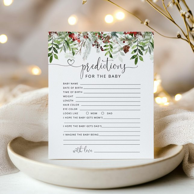 Evergreen Vorhersage für das Baby, Wintervorhersag (Von Creator hochgeladen)