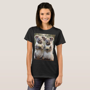 "Evergreen Vows: Eine Koala-Hochzeit in Weiß" T-Shirt