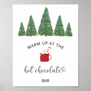 Evergreen wärme sich bei Hot Chocolate Bar Poster