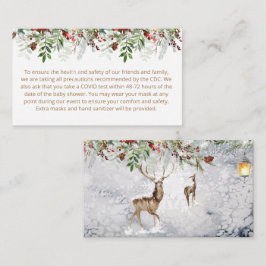 Evergreen Weihnachts Custom Notes Enclosure Card. Begleitkarte