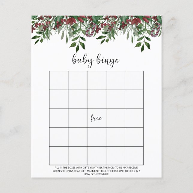 Evergreen winter Baby Bingame (Vorderseite)
