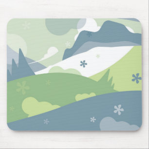 Everlast - Retro Mod-Landschaft Mousepad