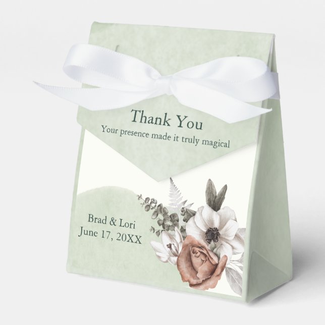 Everlasting Liebe Floral Sage Geschenkschachtel (Vorderseite)