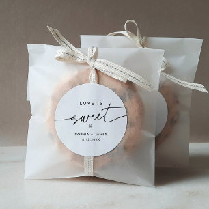 EVERLEIGH Love is Sweet Sticker 3" (feuille de 6)