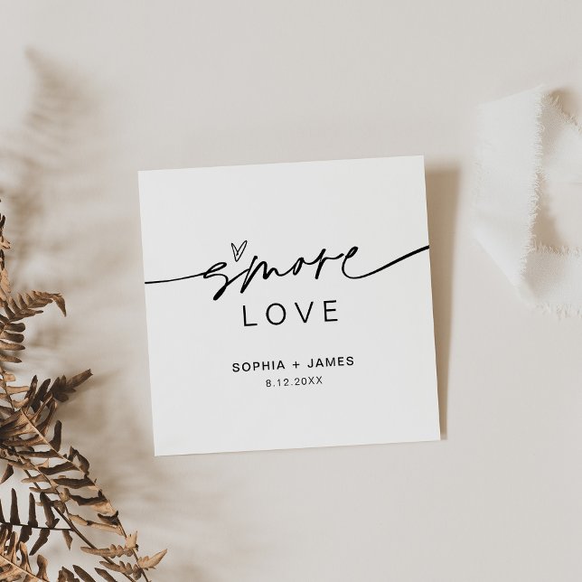 EVERLEIGH Smore Liebe Fevor Card Quadratische Visitenkarte (Von Creator hochgeladen)