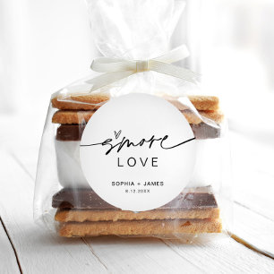 EVERLEIGH S'more Love Favor 1,5" Kleiner Aufkleber