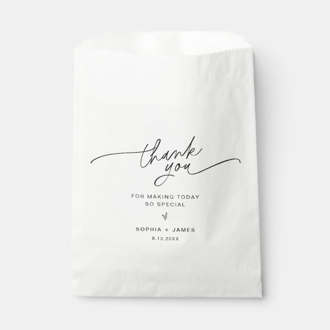 EVERLEIGH Wedding Vielen Dank für Ihr Interesse an Geschenktütchen (Vorderseite)