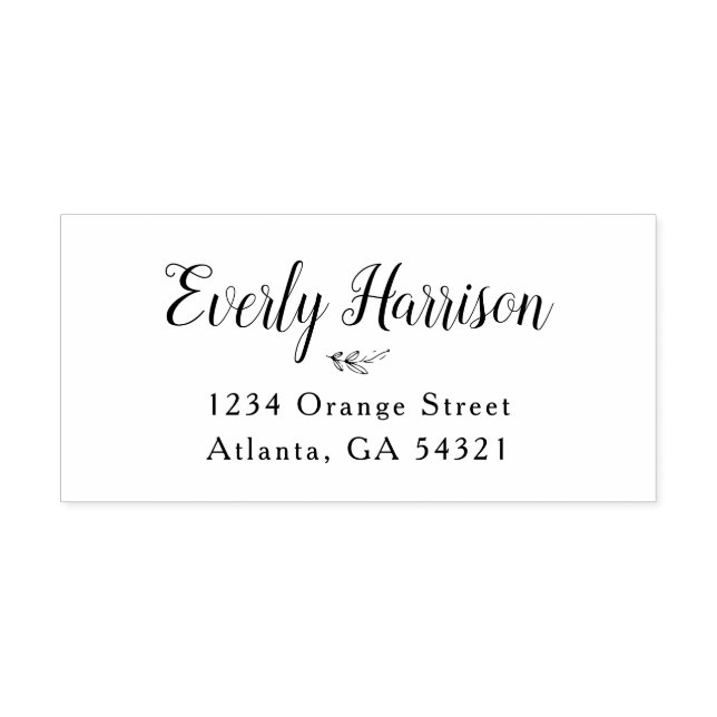 Everly Script Permastempel (Design)