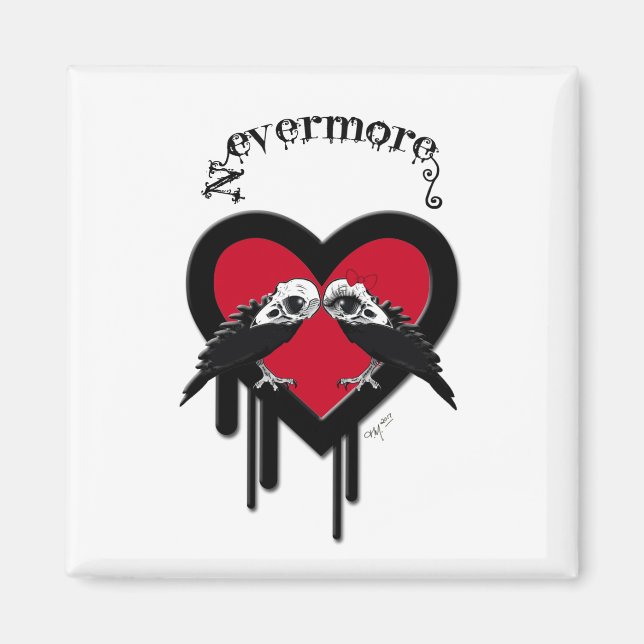 Evermore (Black Lettering) Magnet (Vorne)