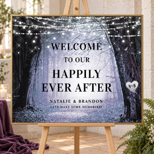 Evermore Enchanteter Wald Empfang Willkommen Poster