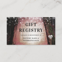 Evermore | Register der verzauberten Walddusche Begleitkarte