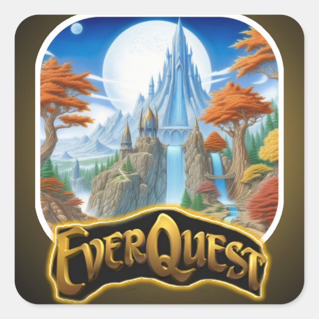 Everquest Quadratischer Aufkleber (Vorderseite)