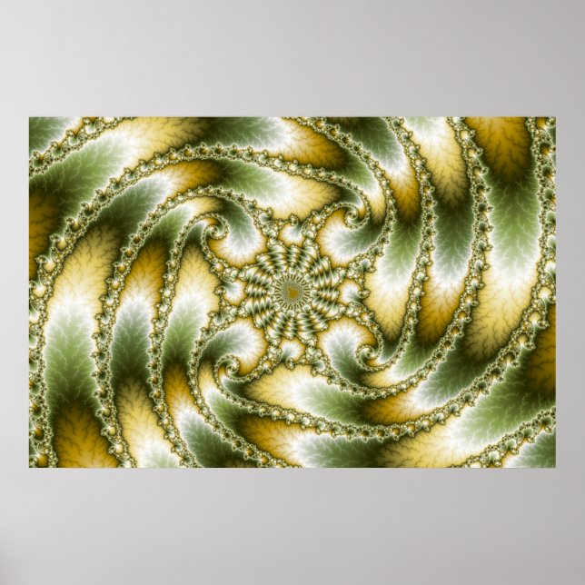 Everswirl - Mandelbrot-Fraktal Poster (Vorne)