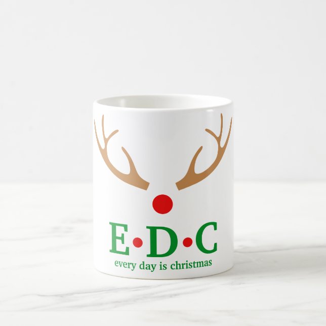 Every Day is Christmas Mug Kaffeetasse (Mittel)