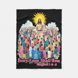 Every Knee Shall Bow Christian Easter Day  Fleecedecke