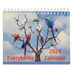 Everybirdie 2024 Calendar Kalender