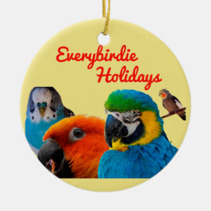 Everybirdie Weihnachtsbaum-Verzierung Keramik Ornament