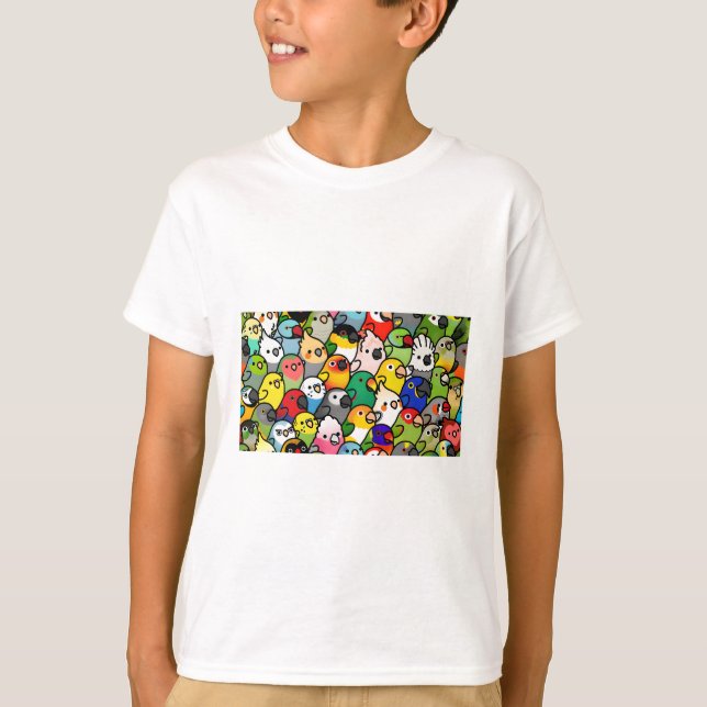 Everybirdy Pattern 2023 T-Shirt (Vorderseite)
