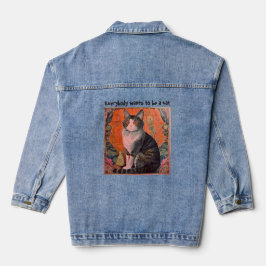 Everybody wants to be a cat jeansjacke