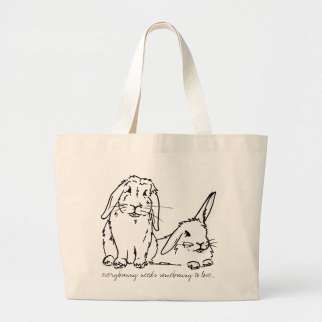 Everybunny doit somebunny aimer le grand sac (Devant)