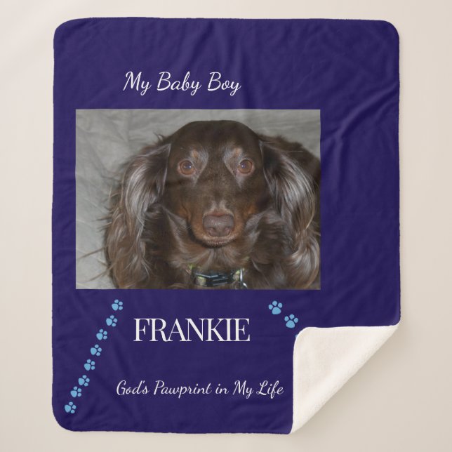 Everyday Pawprint Keepsake Sherpadecke (Vorderseite)