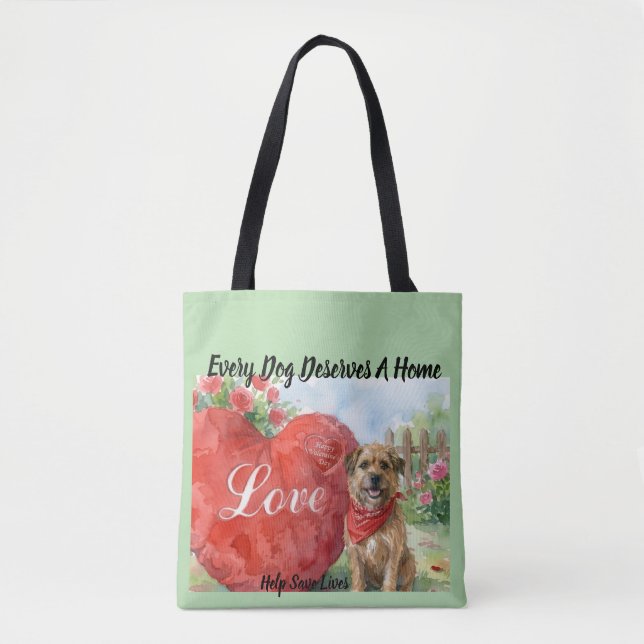 Everyday Tote  Bag for th Adopted Dog Owner Tasche (Vorderseite)