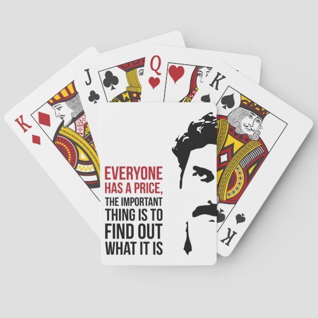 Everyone has a price spielkarten (Rückseite)